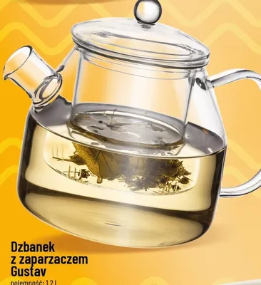 Dzbanek z zaparzaczem Gustav promocja w POLOmarket