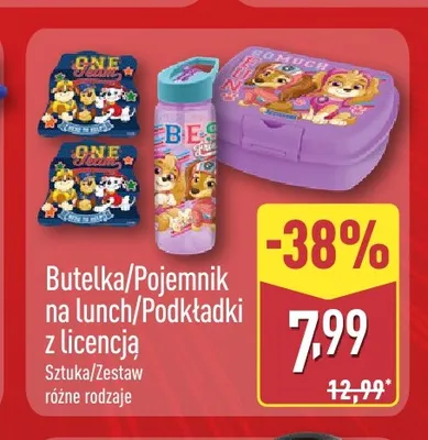 Butelka z licencją promocja w Aldi