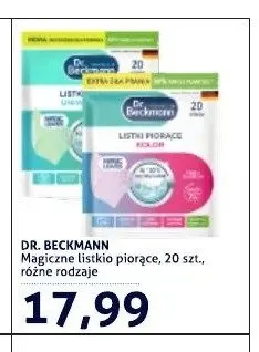 Magiczne listki piorące Dr. Beckmann promocja w Blue Stop