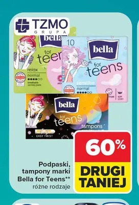 Podpaski Bella for Teens promocja w Carrefour Market