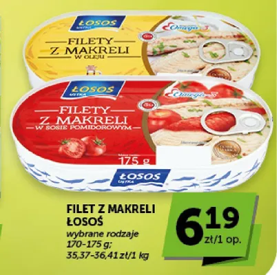 Filety z makreli w sosie pomidorowym Łosoś promocja w ABC