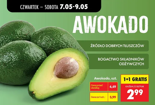 Awokado promocja w Biedronka