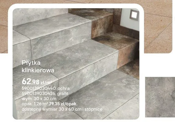 Płytka klinkierowa  promocja w Castorama