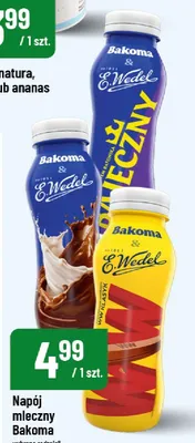 Napój mleczny Bakoma E.Wedel WW Klasyk promocja w POLOmarket