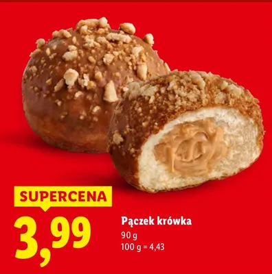 Pączek krówka promocja w Lidl