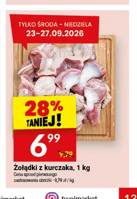 Żołądki z kurczaka promocja w Twój Market