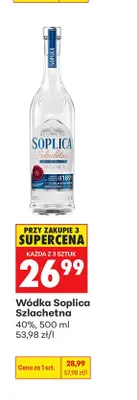 Wódka Soplica Szlachetna 40% promocja w Biedronka