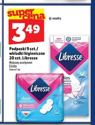 Podpaski Libresse Classic Protection Regular+ z skrzydełkami promocja w TOPAZ