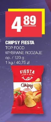 Chipsy Fiesta paprykowe promocja w SPAR