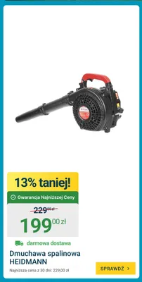 Dmuchawa spalinowa Heidmann promocja w ERLI