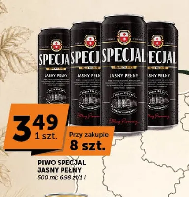 Piwo Specjal Jasny Pełny promocja w Euro Sklep