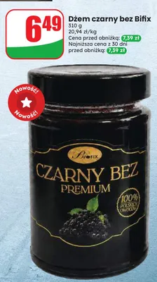 Dżem czarny bez Bifix promocja w Dino