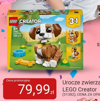 Klocki Urocze zwierzątka: psotny szczeniaczek LEGO Creator promocja w Smyk