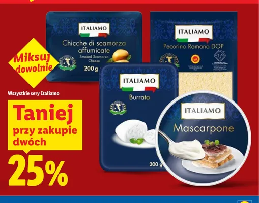 Ser Burrata ITALIAMO promocja w Lidl