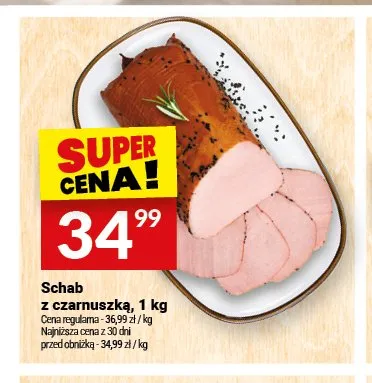 Schab z czarnuszką Białecki Wędzarnia promocja w Twój Market