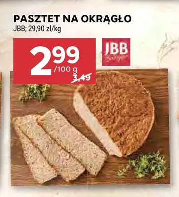 Pasztet na okrągło JBB promocja w Stokrotka