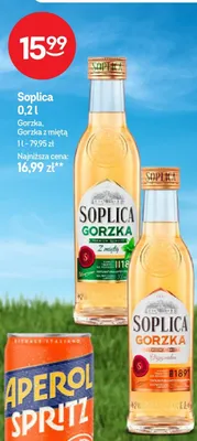 Likier Soplica Gorzka z miętą promocja w Żabka