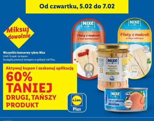 Tuńczyk żółtopłetwy filety w oliwie z oliwek promocja w Lidl