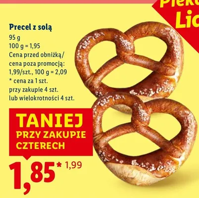 Precel z solą promocja w Lidl