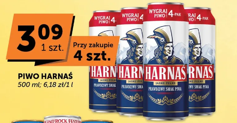 Piwo Harnaś promocja w ABC