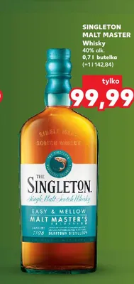 Whisky Singleton Malt Master's promocja w Kaufland
