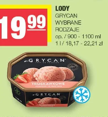 Lody Grycan promocja w SPAR