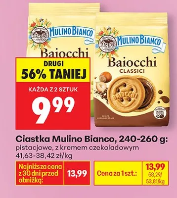 Ciastka Baiocchi pistacjowe promocja w Biedronka