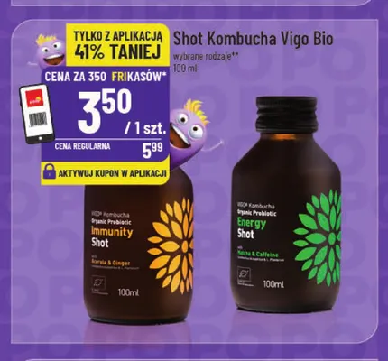 Shot Kombucha Vigo Bio Immunity promocja w POLOmarket