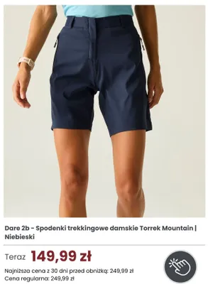 Spodenki trekkingowe damskie Dare 2b Torrek Mountain promocja w Regatta
