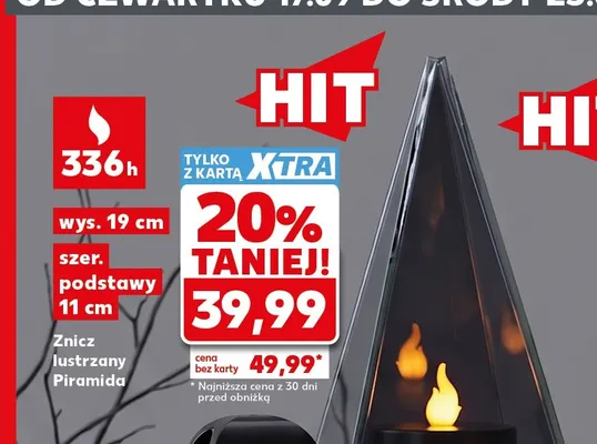 Znicz lustrzany Piramida promocja w Kaufland