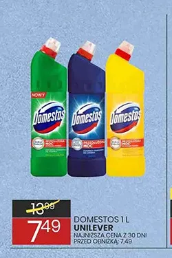 Płyn do WC Domestos Przedłużona Moc promocja w Wafelek