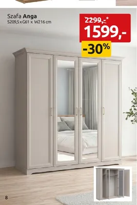 Szafa Anga promocja w Black Red White