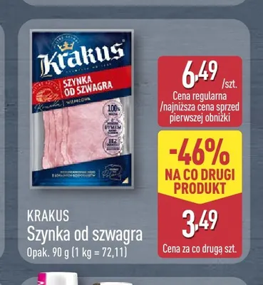 Szynka od szwagra Krakus promocja w Aldi