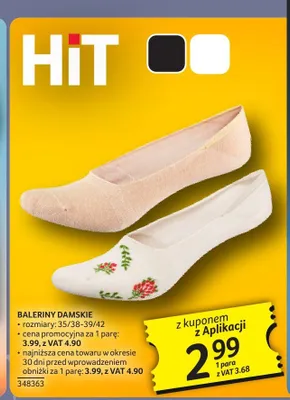 Baleriny damskie promocja w Selgros