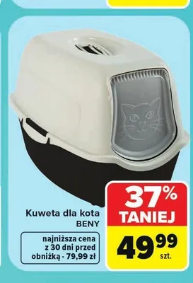 Kuweta dla kota Beny promocja w Carrefour