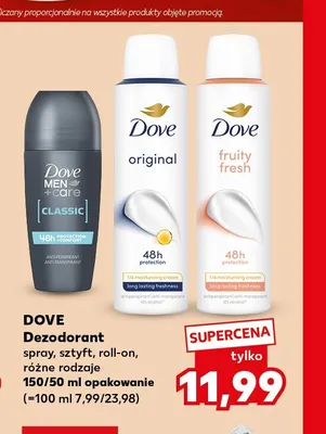 Dezodorant w sprayu Dove Fruity Fresh promocja w Kaufland
