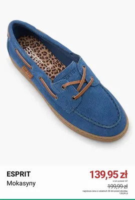 Mokasyny Esprit promocja w Deichmann