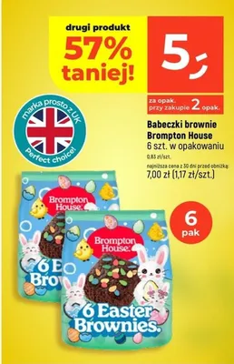 Babeczki brownie 6 szt. w opakowaniu promocja w Dealz