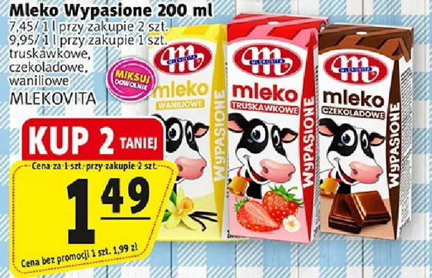 Mleko Wypasione promocja w Prim Market