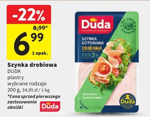 Szynka drobiowa promocja w Intermarche