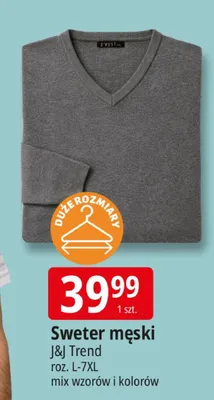 Sweter męski promocja w Leclerc