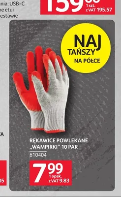 Rękawice powlekane Wampirki 10-pak promocja w Selgros