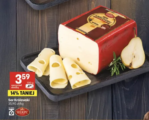 Ser Królewski Sierpc promocja w Delikatesy Centrum
