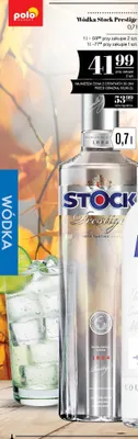 Wódka Stock Prestige promocja w POLOmarket