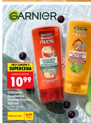 Odżywka do włosów Garnier Fructis Oil Repair 3 Butter promocja w Biedronka