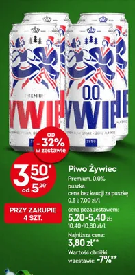 Piwo Żywiec Premium promocja w Żabka