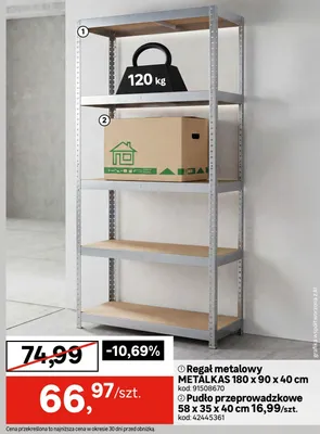 Regał metalowy Metalkas promocja w Leroy Merlin