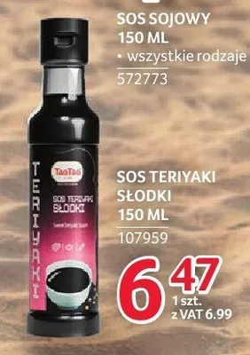 Sos teriyaki słodki TaoTao promocja w Selgros