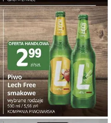 Piwo bezalkoholowe Lech smakowe promocja w Marketvita