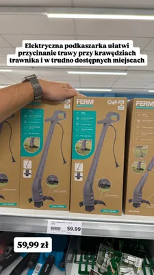 Podkaszarka do trawy Ferm 250W promocja w Action